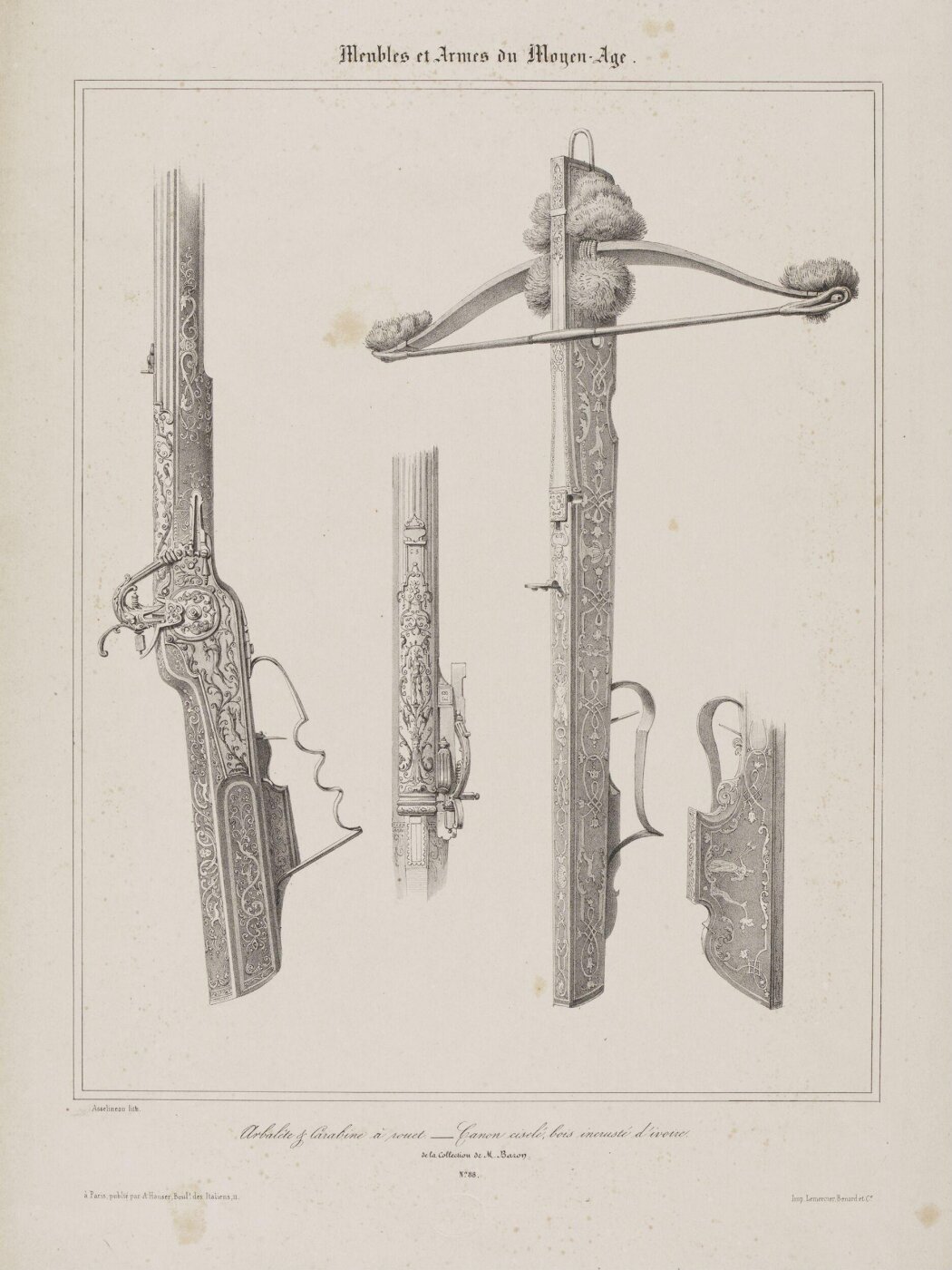Asselineau, Armes et Armures, Meubles, etc., du Moyen-Age et de la Renaissance