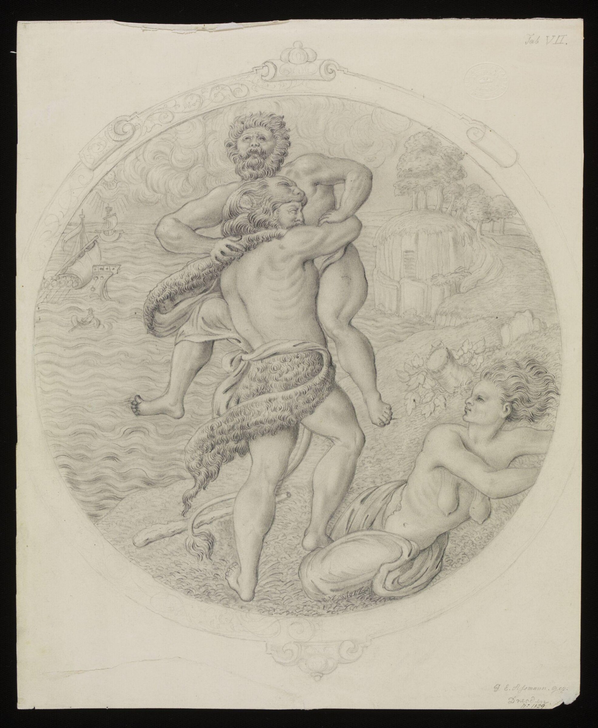 Drawing, F.G. Assmann, c. early 19th century