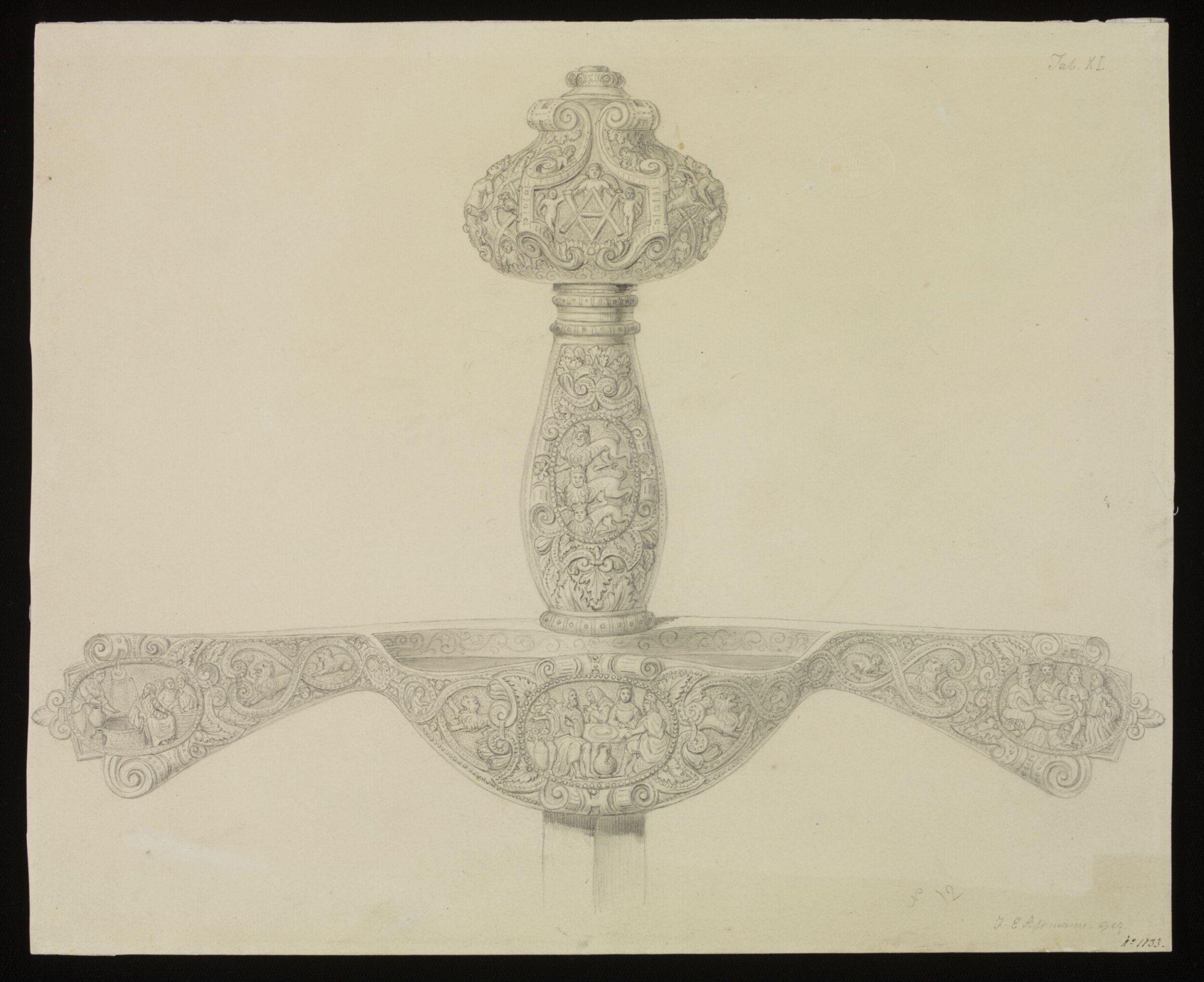 Drawing, F.G. Assmann, c. early 19th century