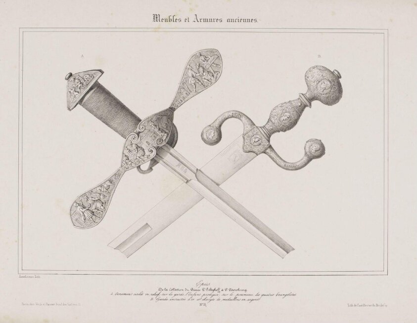 Armes et Armures, Meubles, etc., du Moyen-Age et de la Renaissance (1884) by Léon Auguste Asselineau
