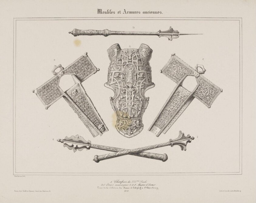 Armes et Armures, Meubles, etc., du Moyen-Age et de la Renaissance (1884) by Léon Auguste Asselineau