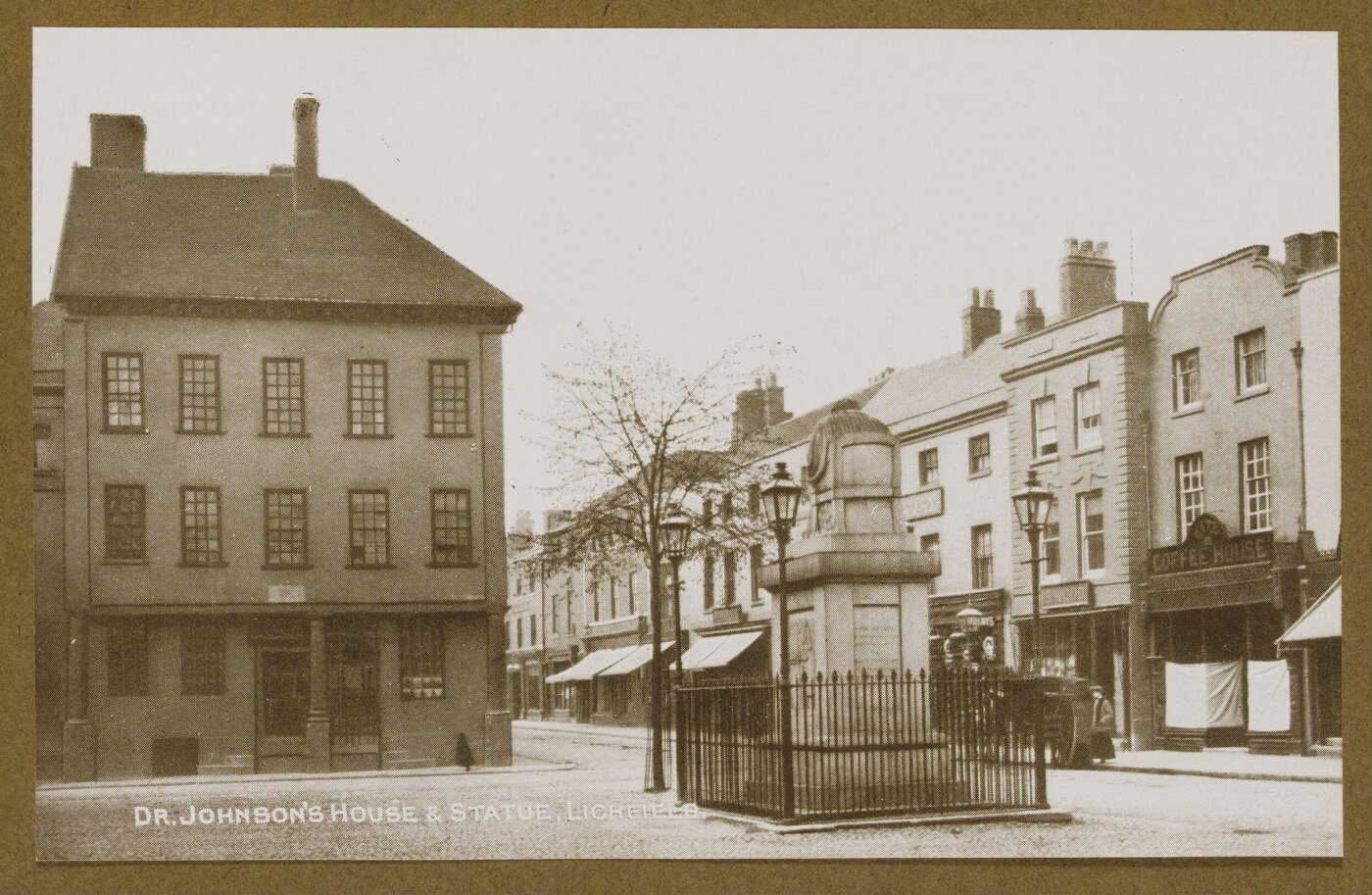 Unknown, Dr. Johnson's House & Statue, Lichfield.