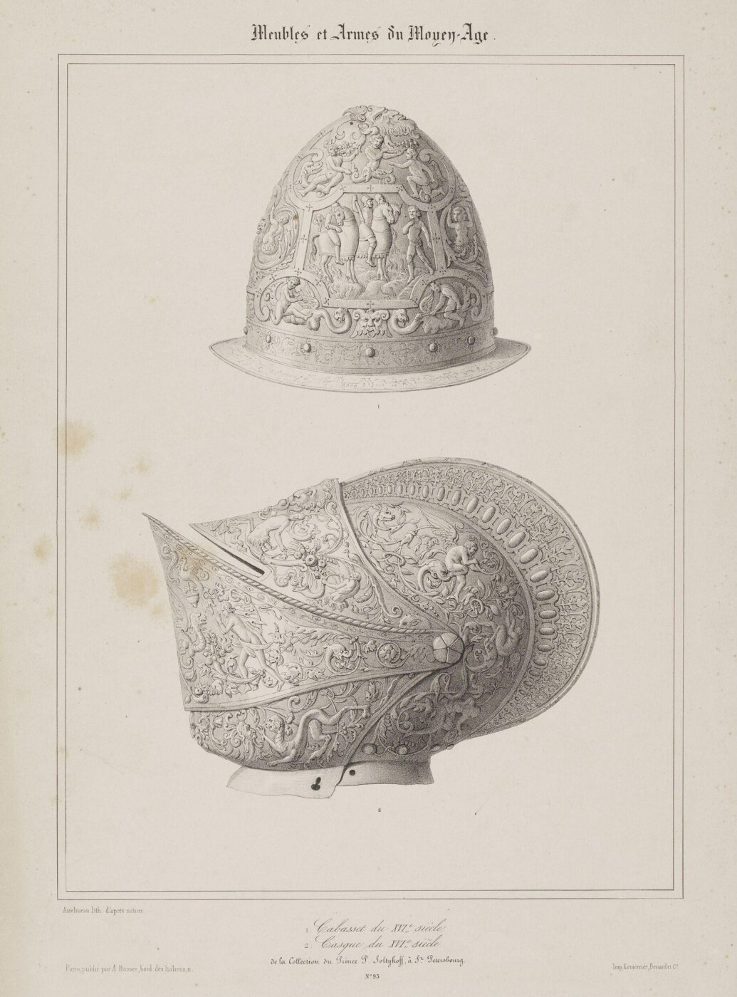 Asselineau, Armes et Armures, Meubles, etc., du Moyen-Age et de la Renaissance