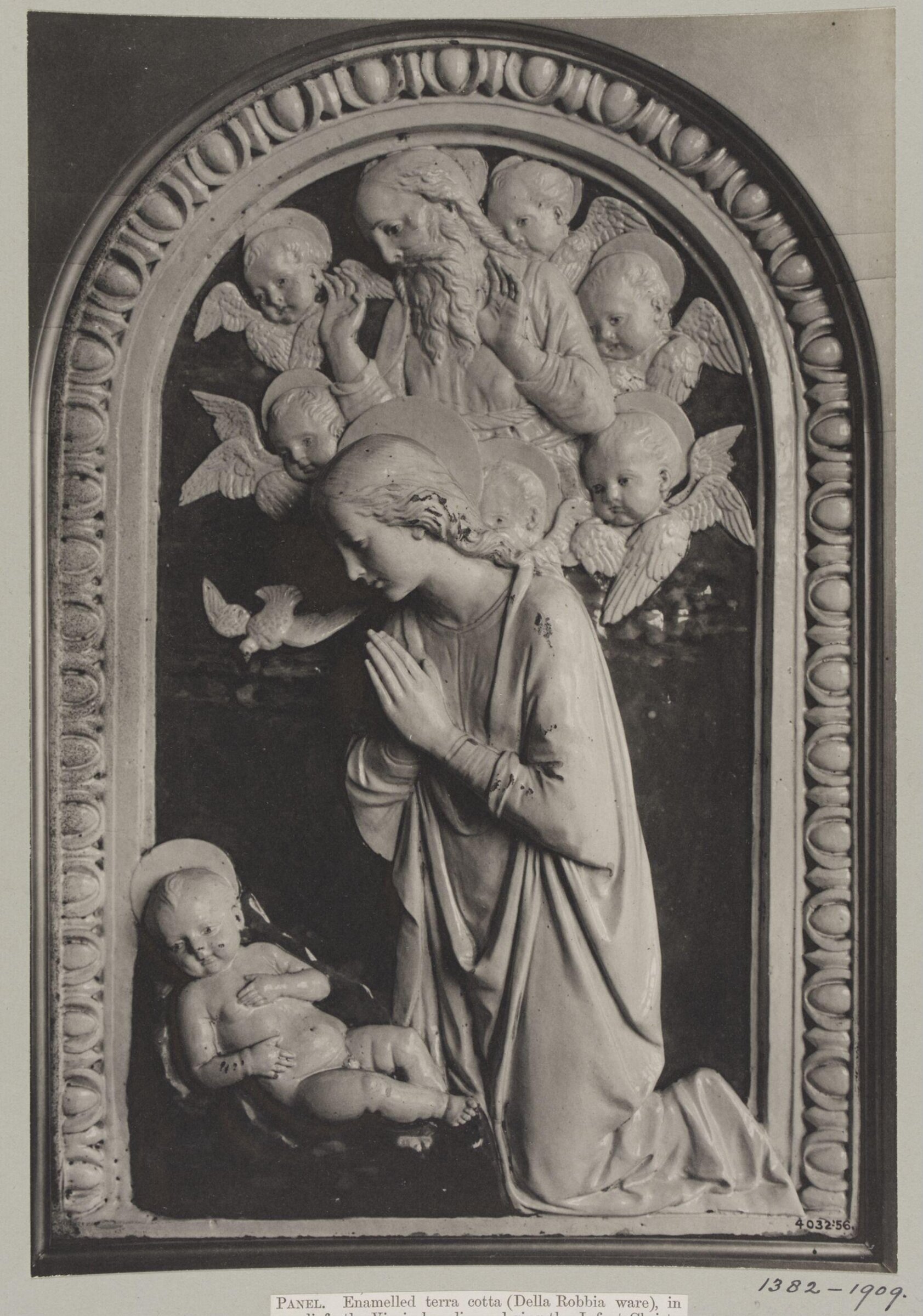 Virgin Adorning the Child Christ, Andrea della Robbia, second half 15th century