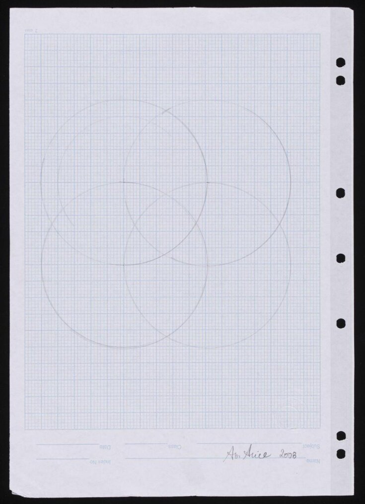 Design for Pianissimo on graph paper top image