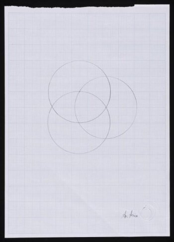 Design drawing on graph paper for Harmonic