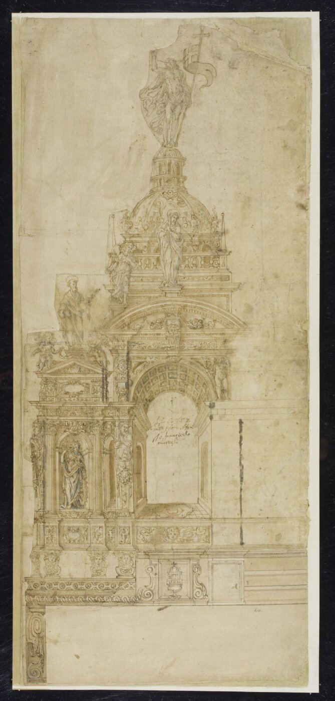 Unknown, Design for a ciborium combined with an altar