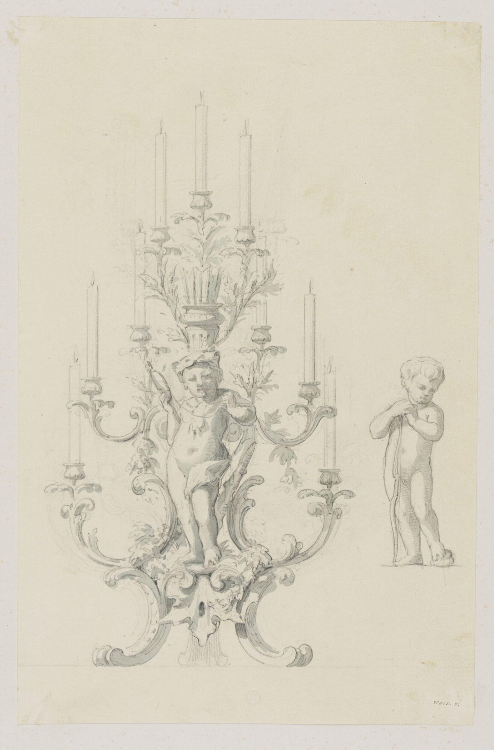 Drawing, Eugene Vittoz, mid 19th century