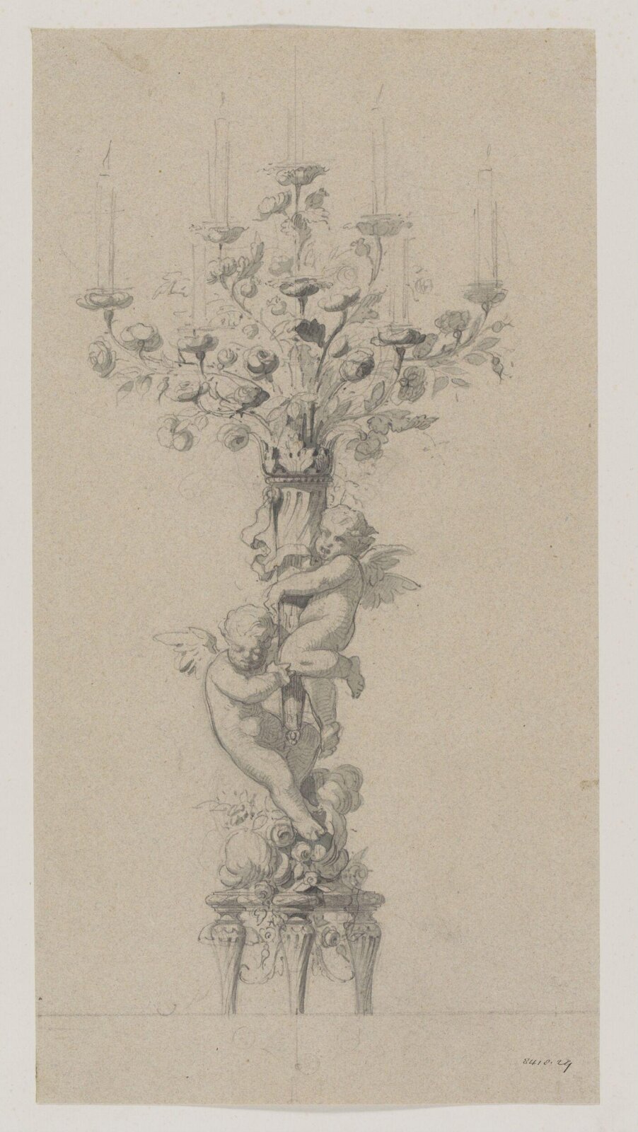 Drawing, Eugene Vittoz, mid 19th century