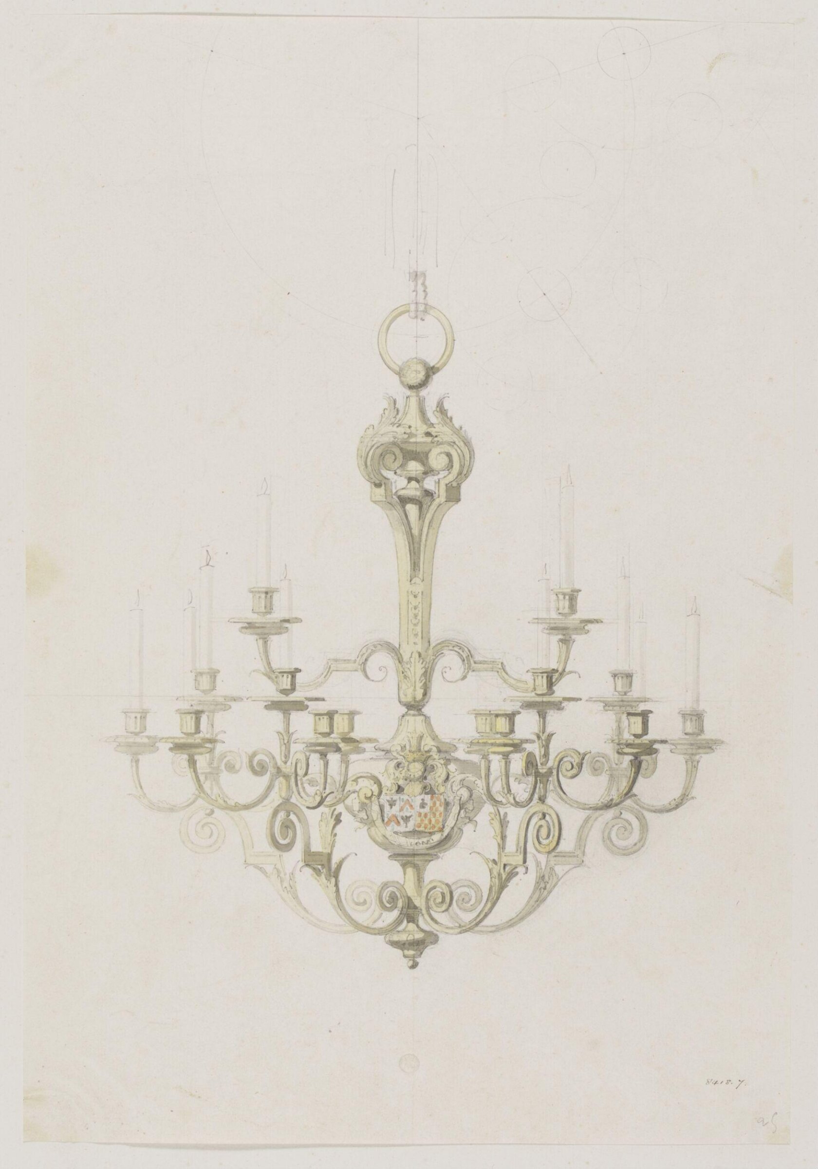 Drawing, Eugene Vittoz, mid 19th century