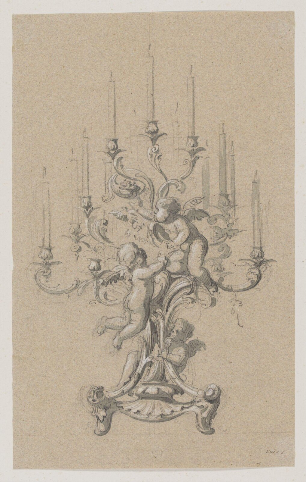 Drawing, Eugene Vittoz, mid 19th century