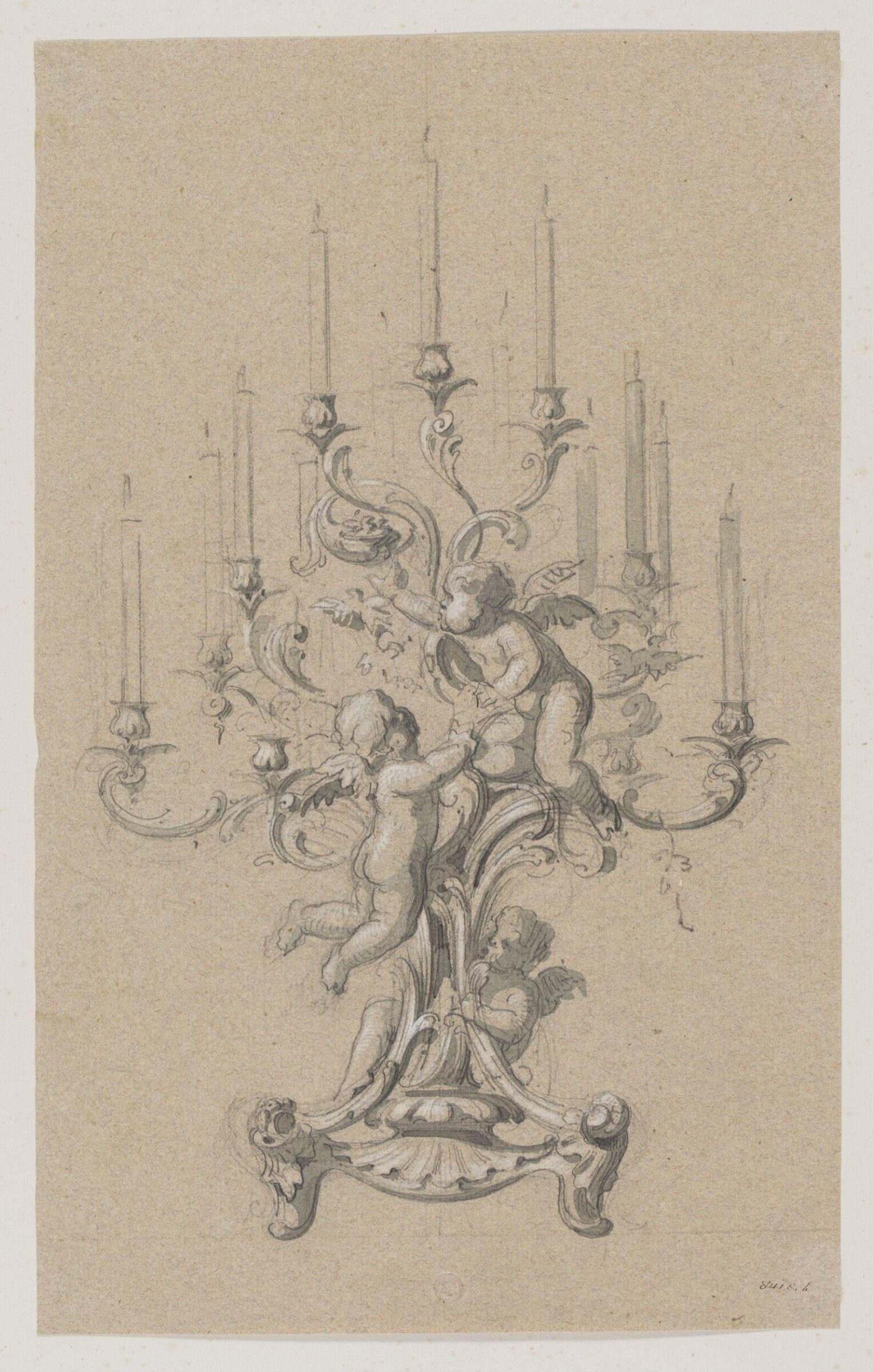Drawing, Eugene Vittoz, mid 19th century