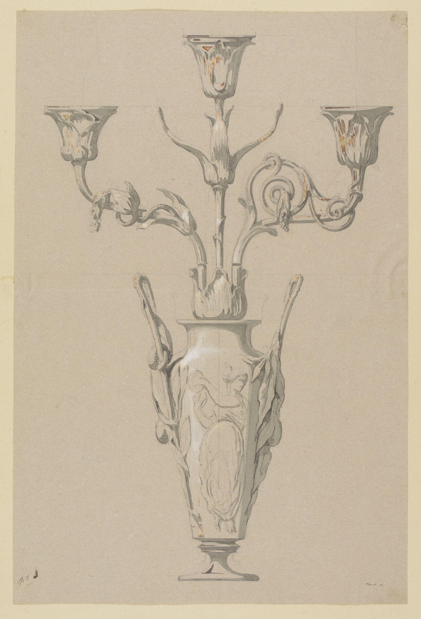 Drawing, Eugene Vittoz, mid 19th century