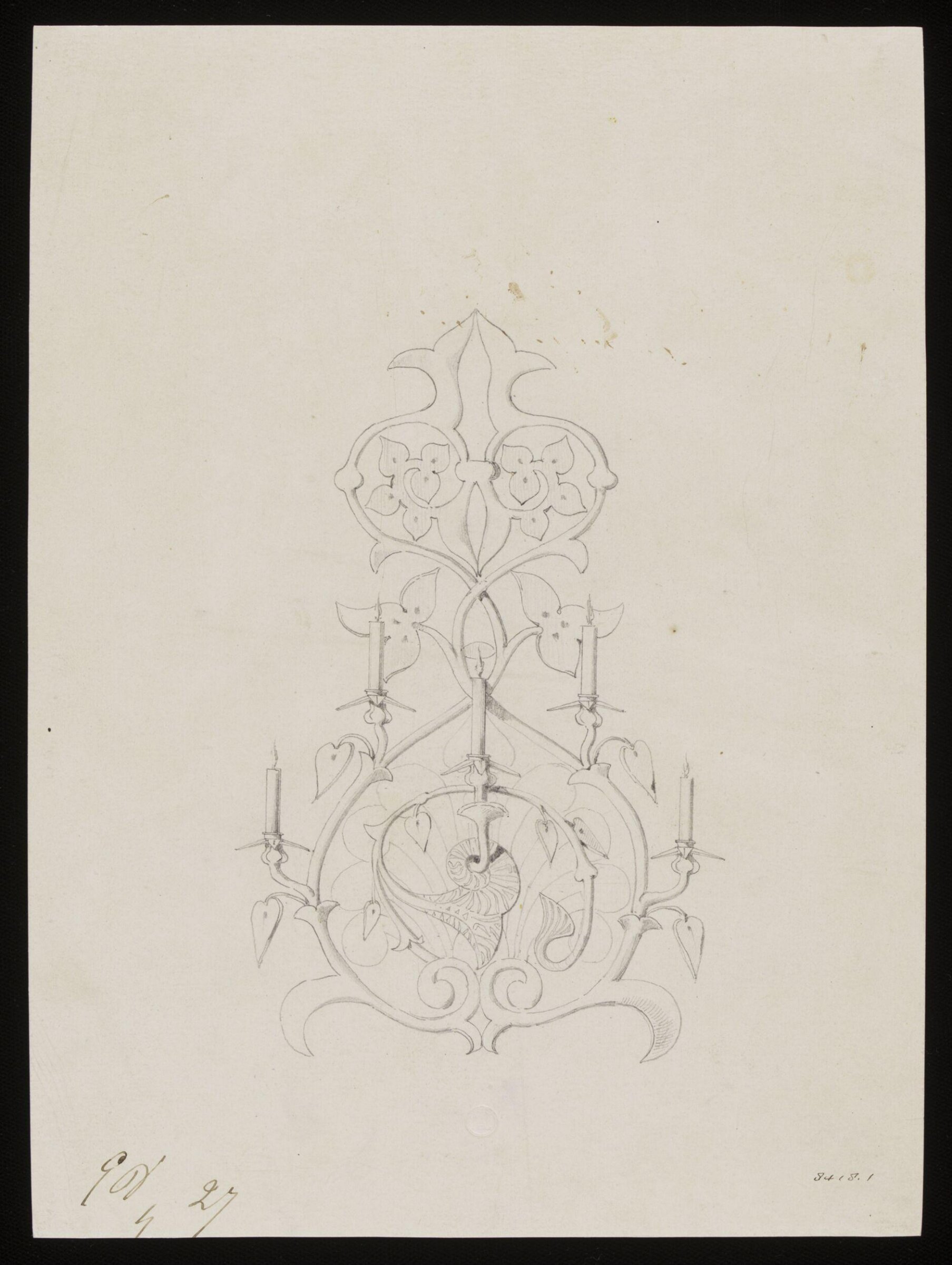 Drawing, Eugene Vittoz, mid 19th century