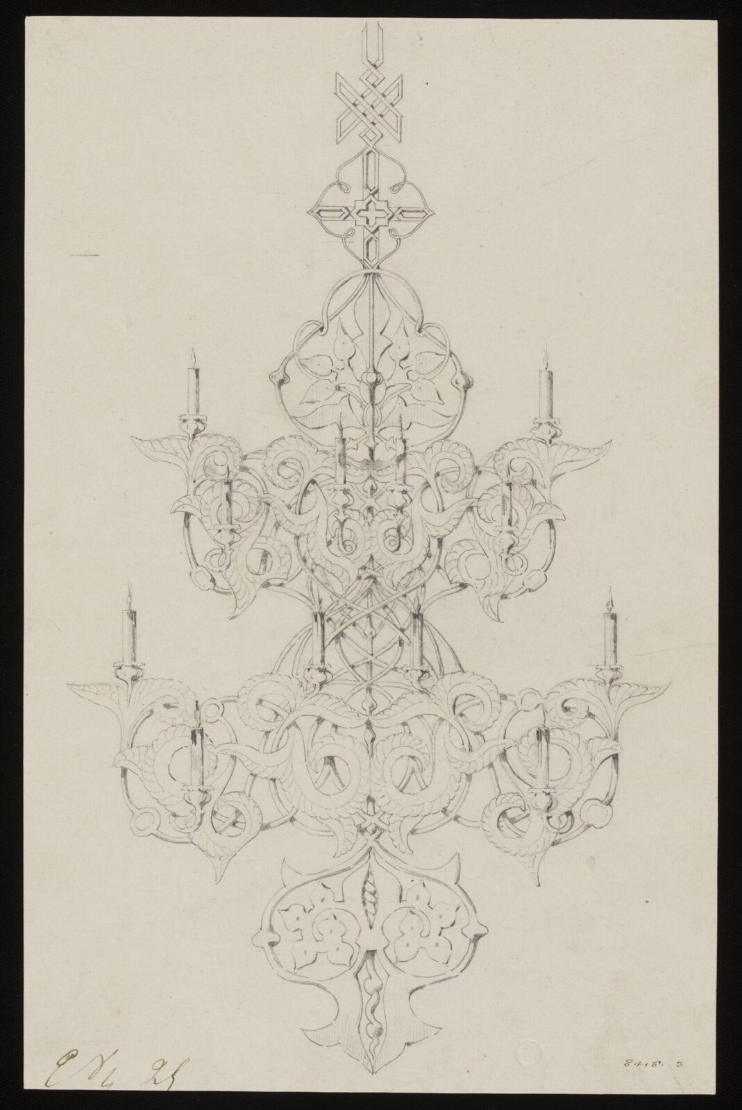 Drawing, Eugene Vittoz, mid 19th century