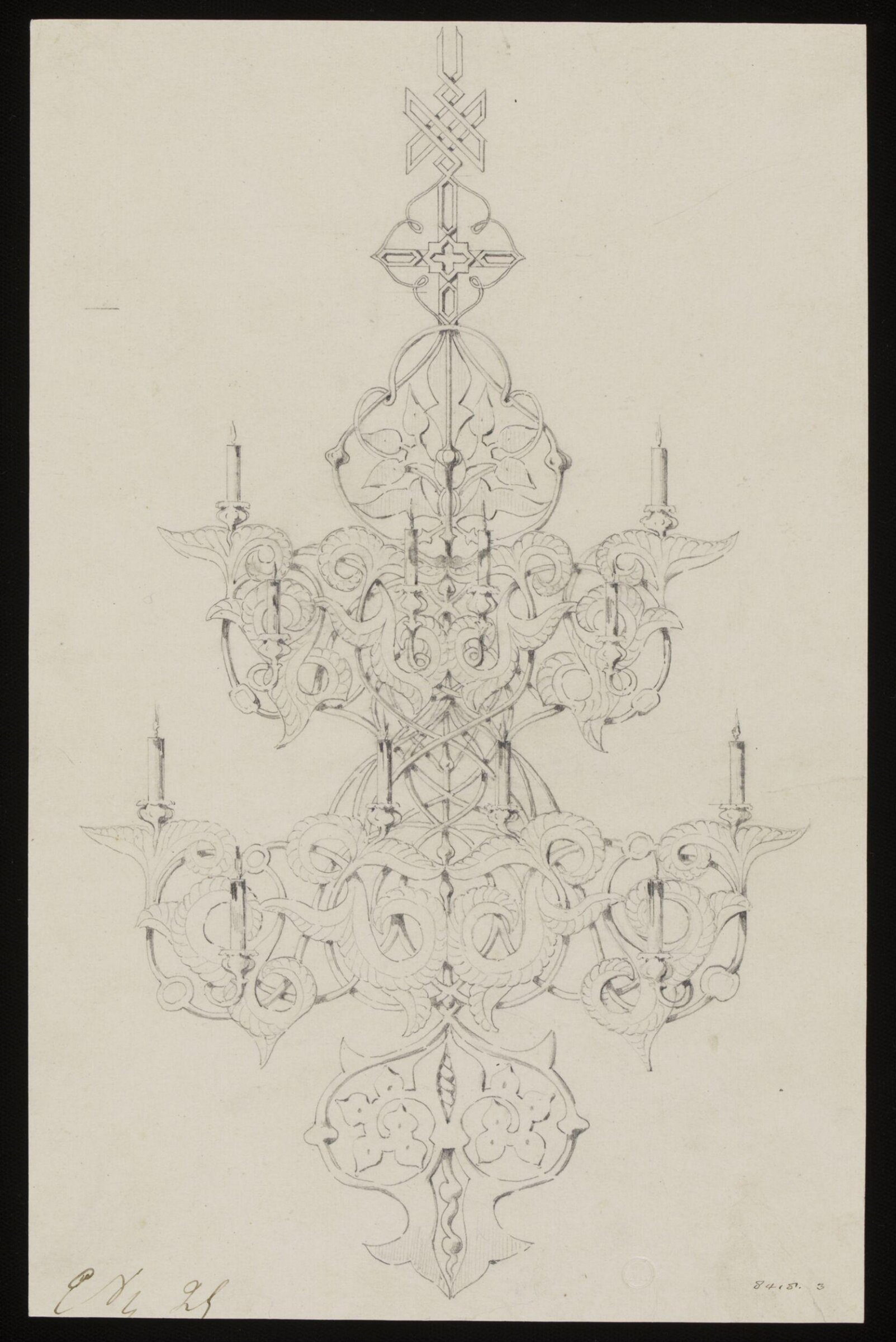 Drawing, Eugene Vittoz, mid 19th century