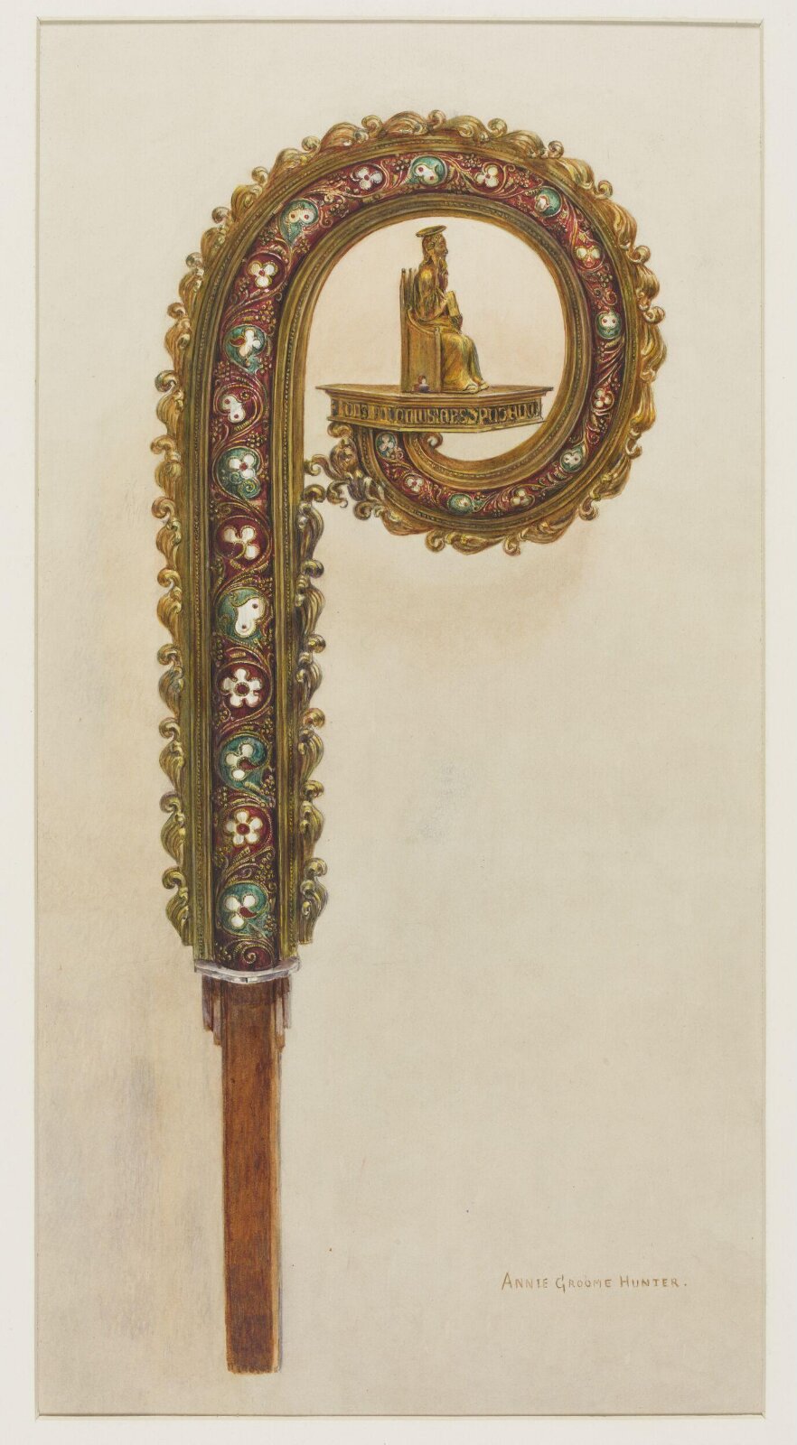 Watercolour drawing, Annie Hunter, early 20th century