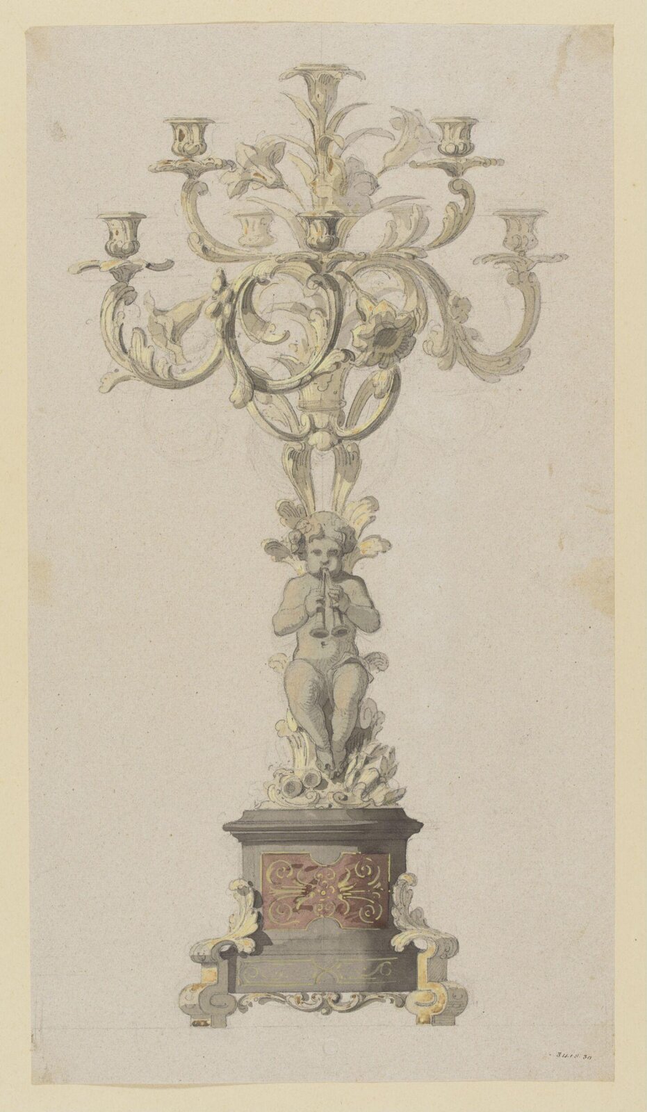 Drawing, Eugene Vittoz, mid 19th century