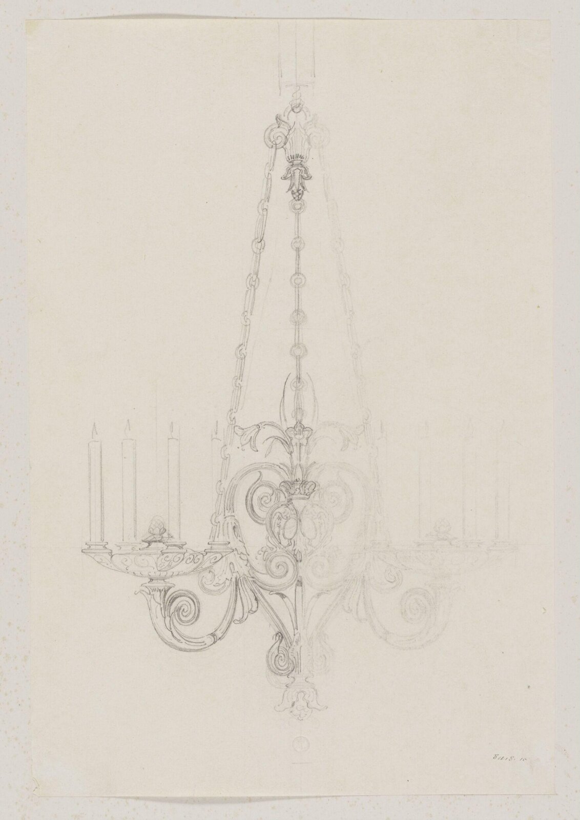 Drawing, Eugene Vittoz, mid 19th century