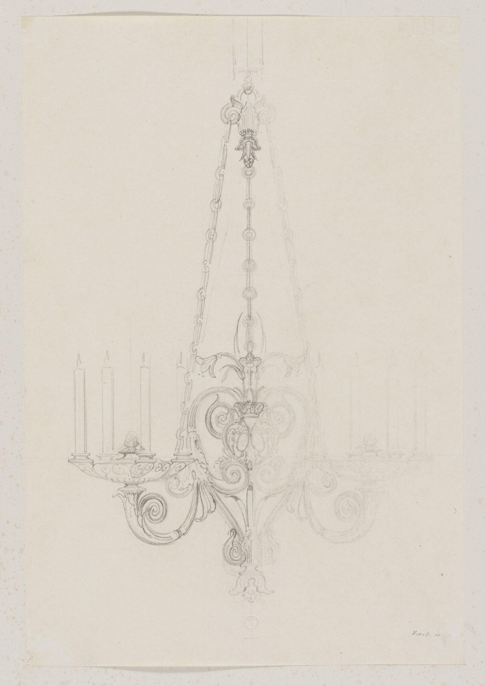 Drawing, Eugene Vittoz, mid 19th century