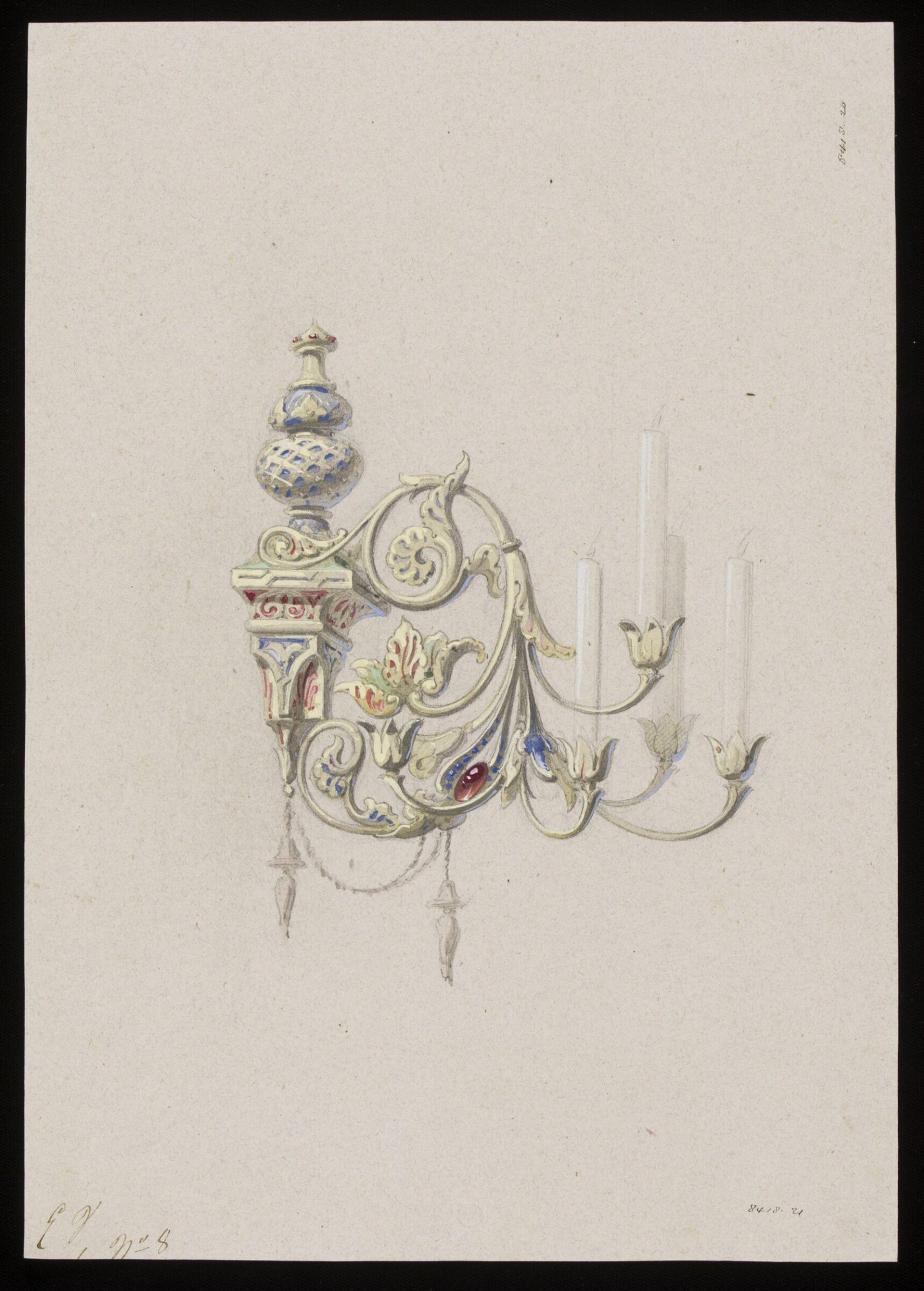 Drawing, Eugene Vittoz, mid 19th century
