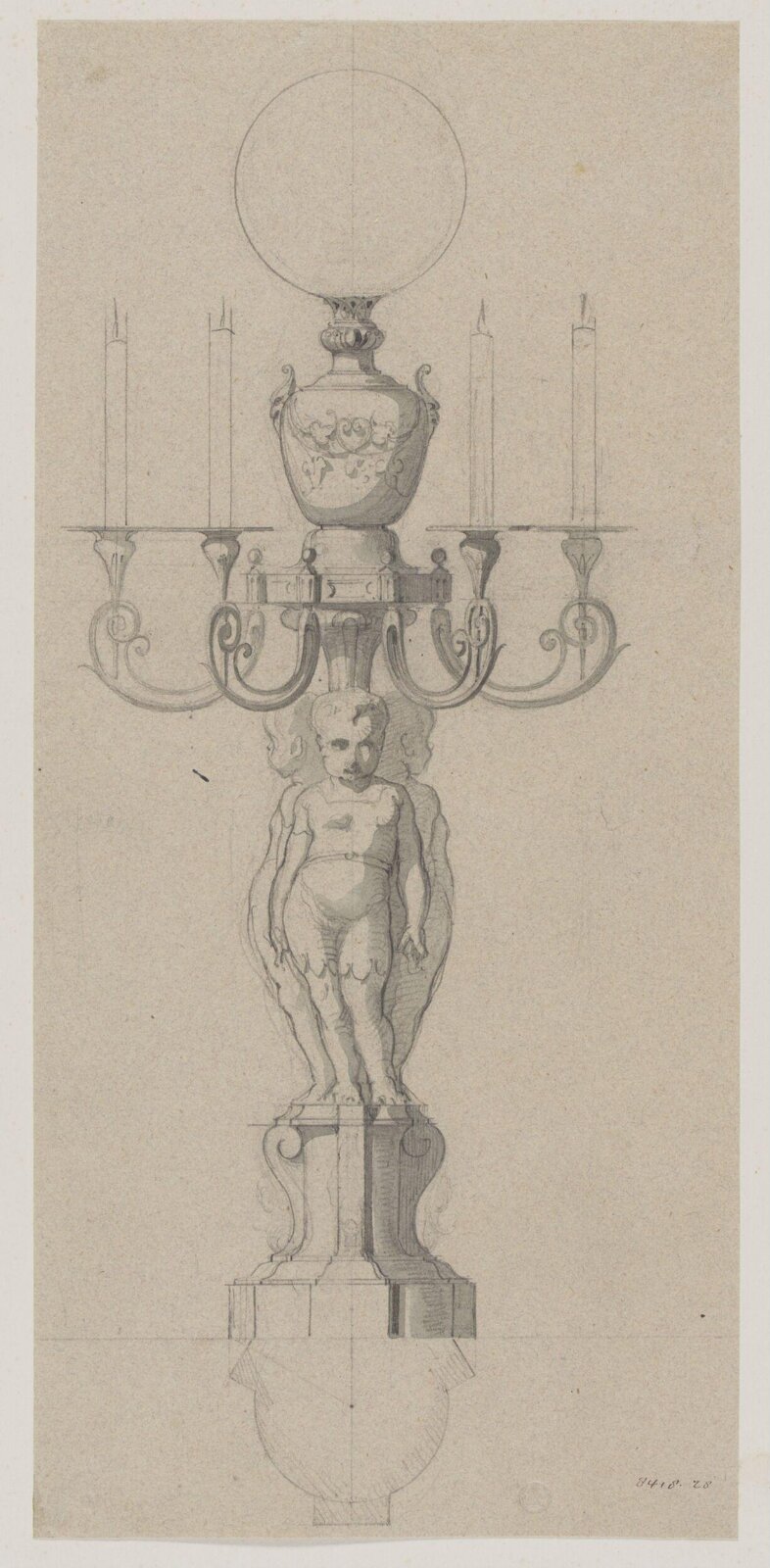 Drawing, Eugene Vittoz, mid 19th century