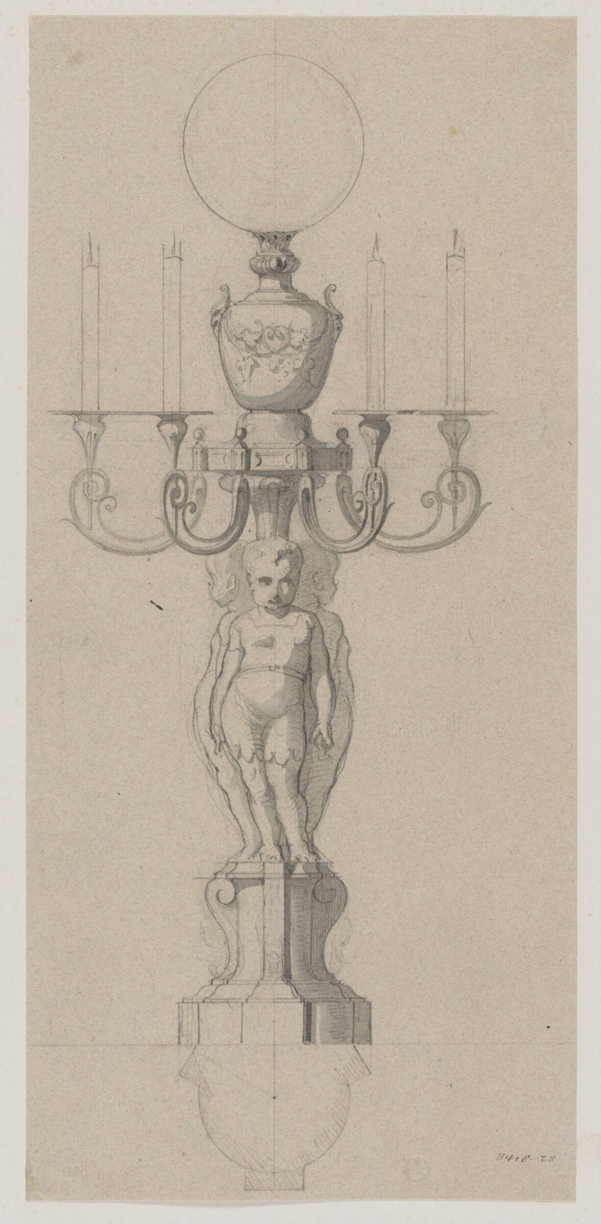Drawing, Eugene Vittoz, mid 19th century