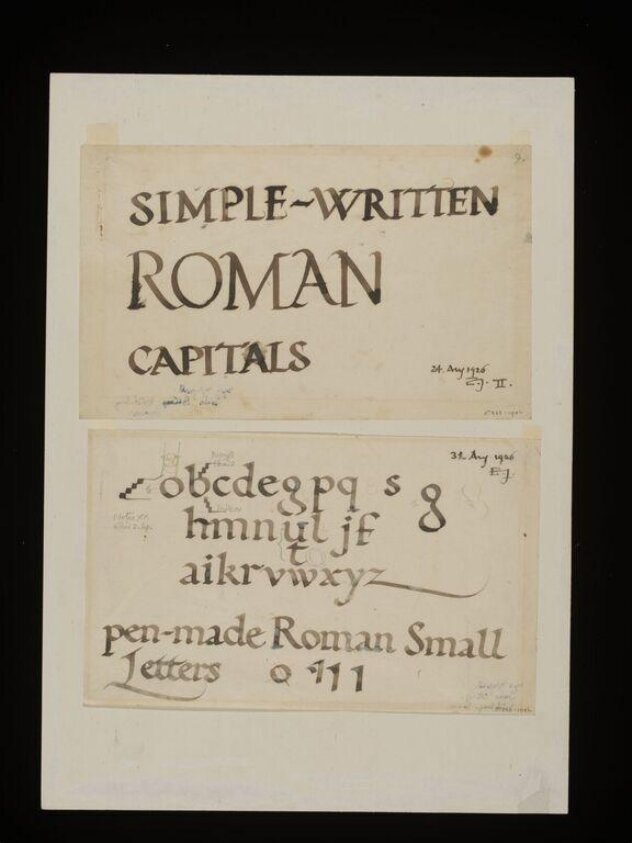 The formation of the Roman alphabet