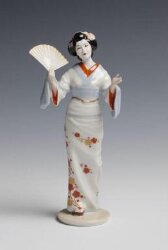 Geraldine Farrar (1882-1969) as Cio-Cio-San in Puccinis's opera Madam Butterfly thumbnail 2