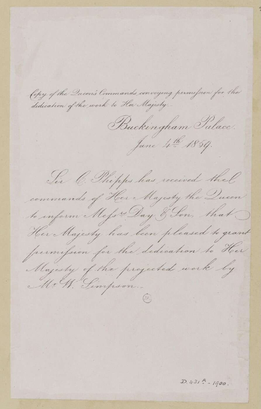 Simpson, William (R.I.), India. Original Sketches made in the Years 1859-60-61-62.