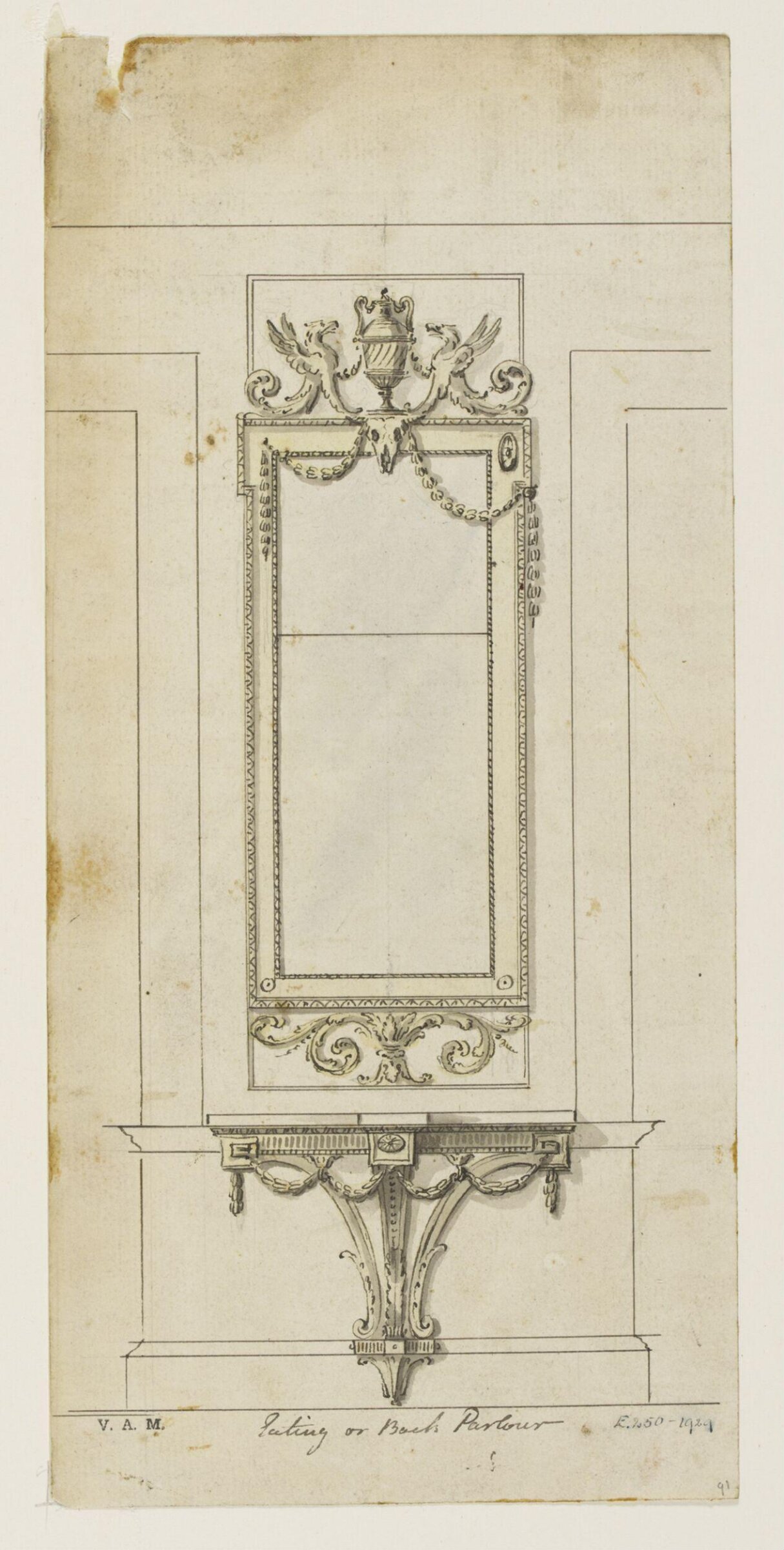 A Miscellaneous Collection of Original Designs, made, and for the most part executed, during an extensive Practice of many years in the first line of his Profession, by John Linnell, Upholsterer Carver & Cabinet Maker. Selected from his Portfolio's at his Decease, by C. H. Tatham Architect. AD 1800., John Linnell, late 18th century