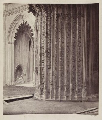 Monastery of Batalha, Portugal, Capilla Imperfeita, detail of eastern Archway (No.1)