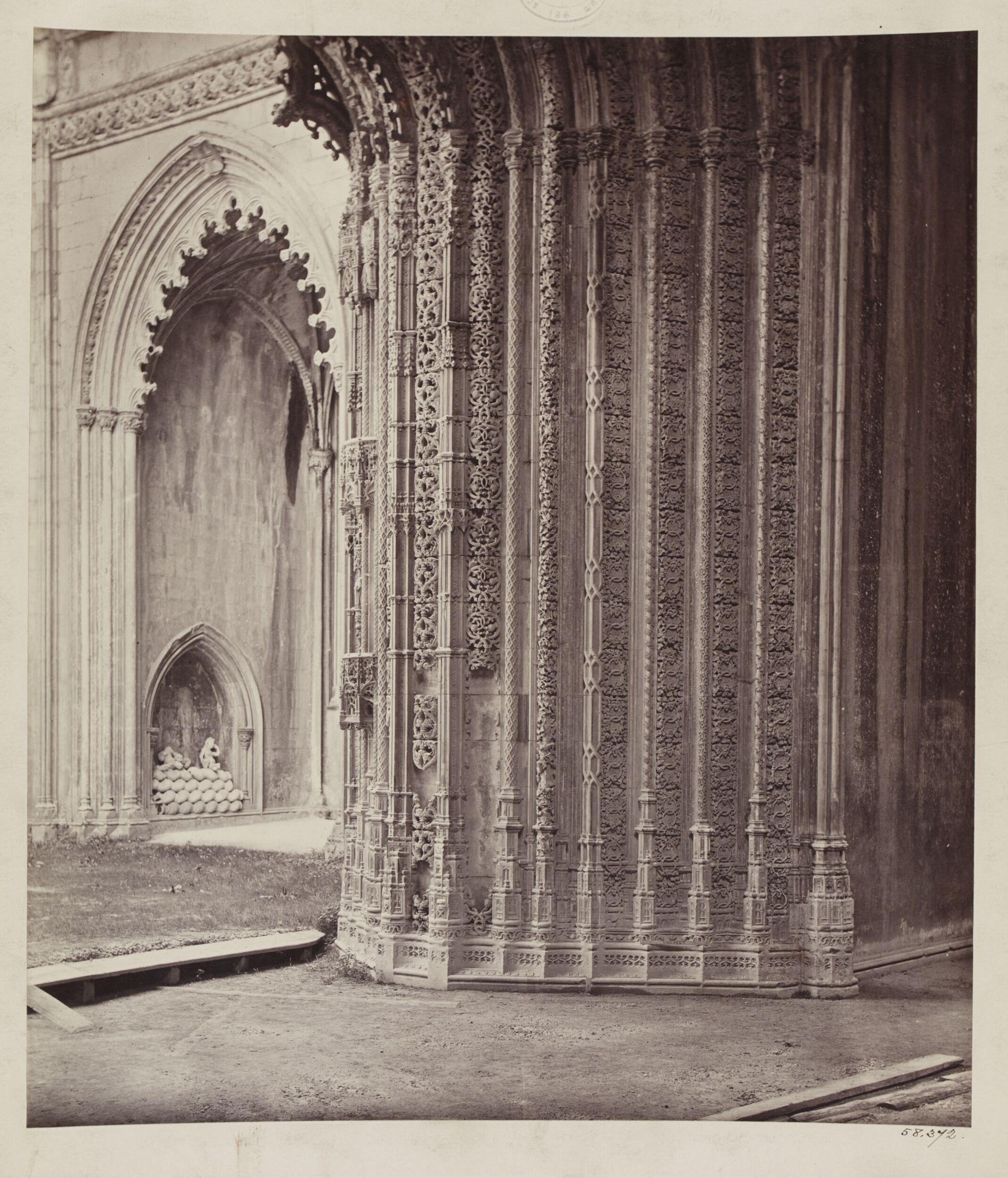 Monastery of Batalha, Portugal, Capilla Imperfeita, detail of eastern Archway (No.1)