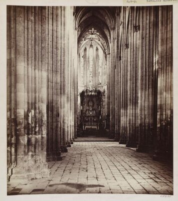 Monastery of Batalha, Portugal.  Interior of Church