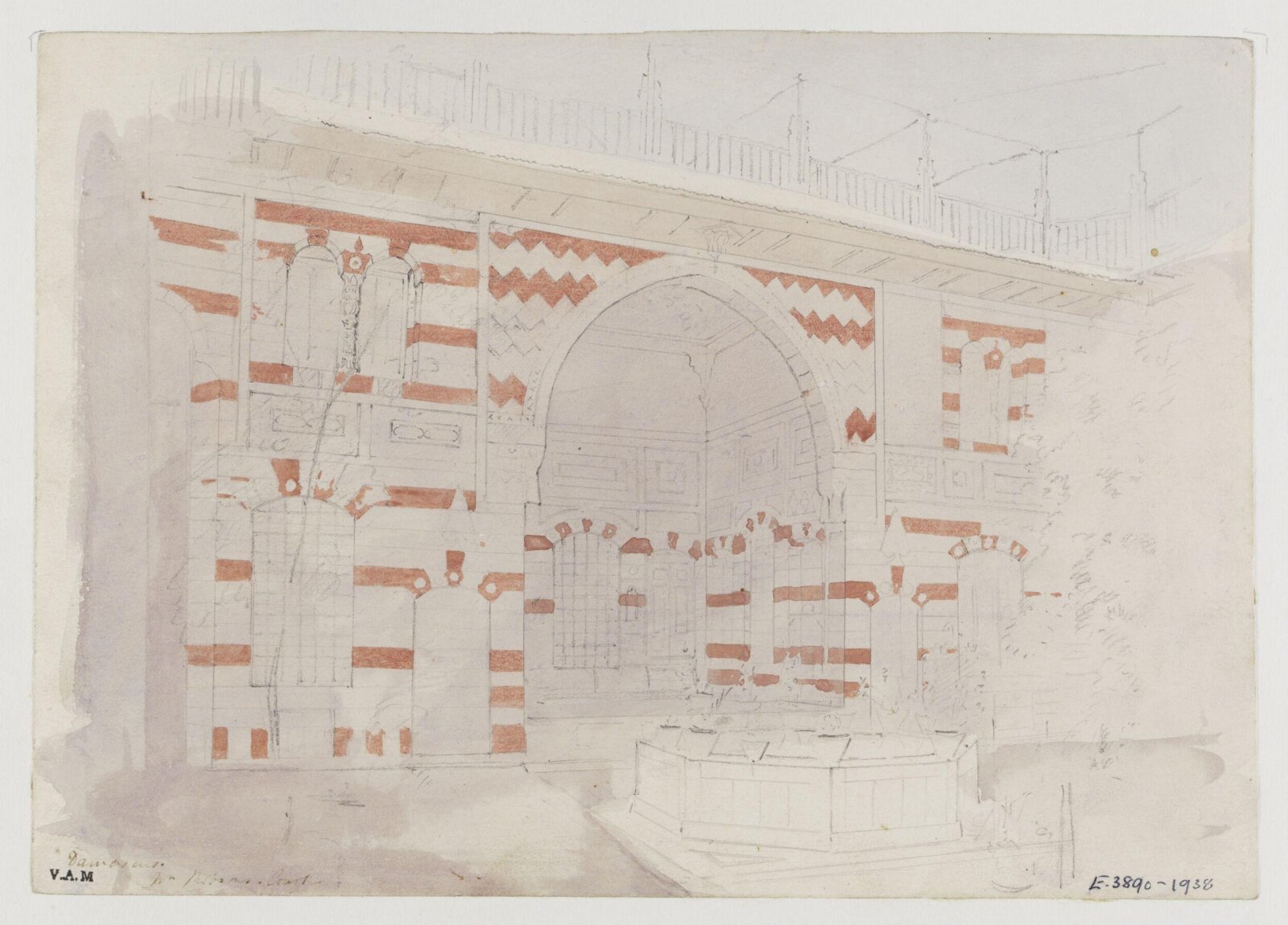 Drawing, James William Wild, 1840s