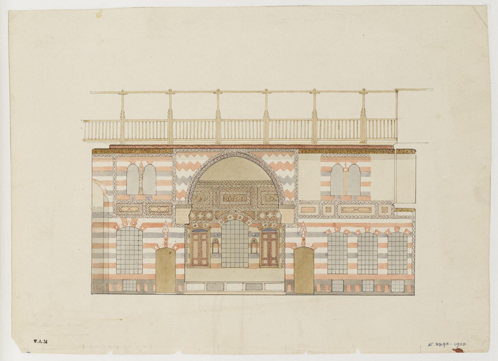 Drawing, James William Wild, 1840s