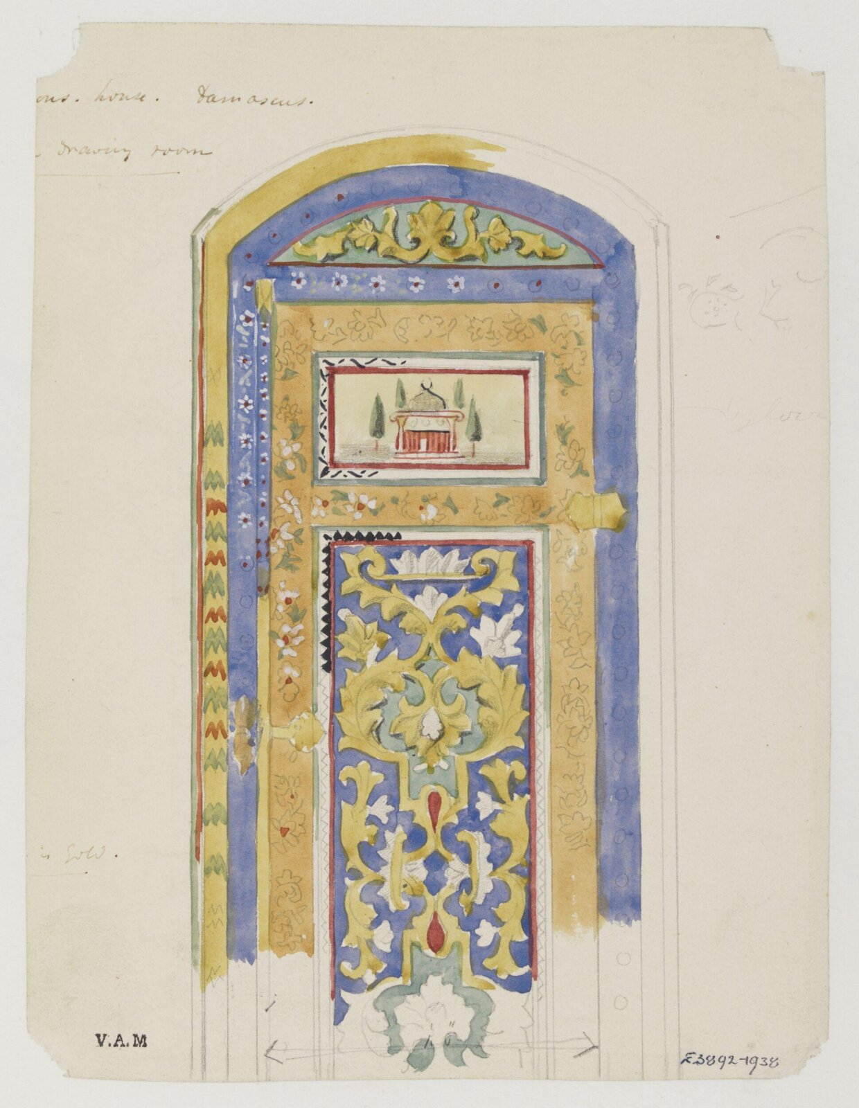 Drawing, James William Wild, 1840s