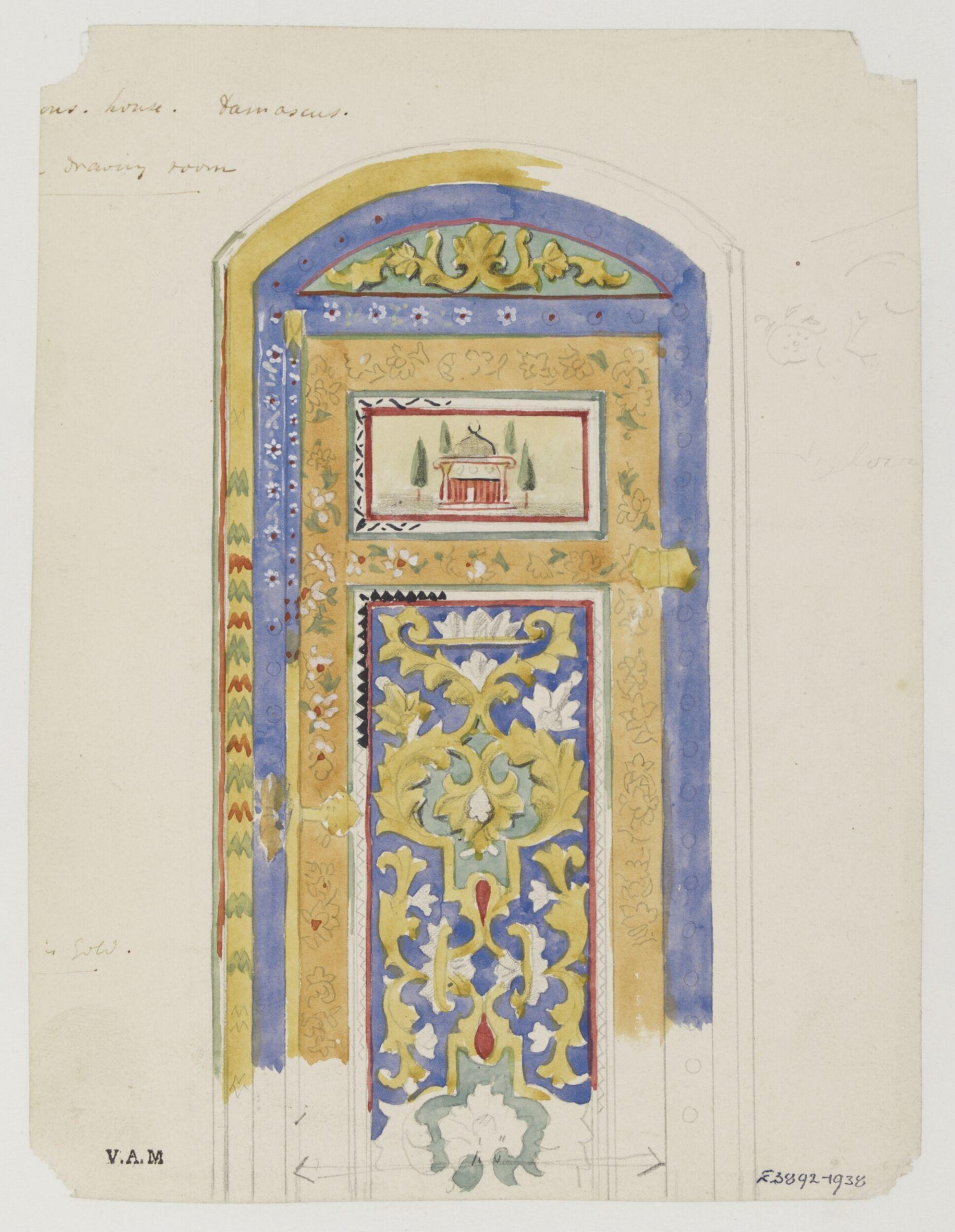 Drawing, James William Wild, 1840s