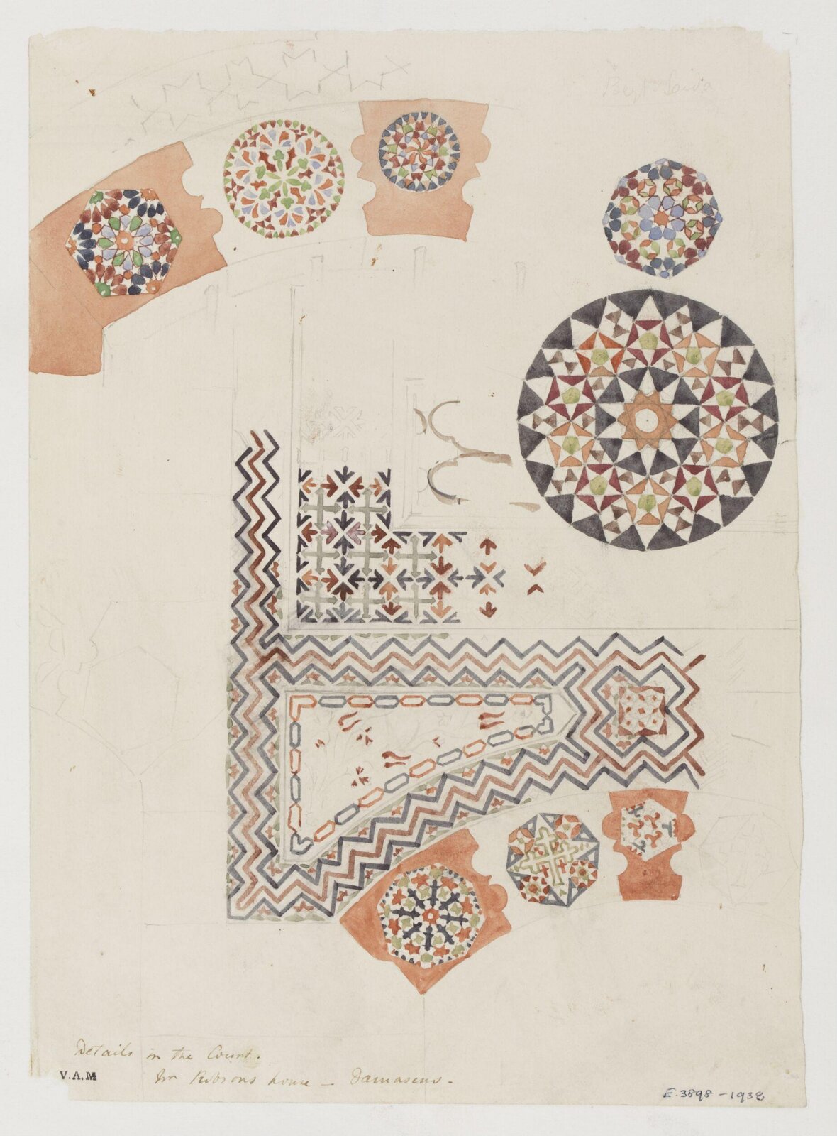 Drawing, James William Wild, 1840s