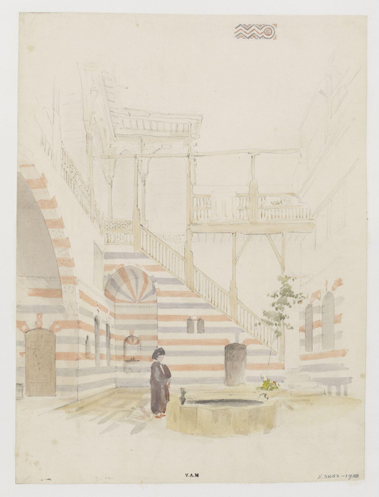 Drawing, James William Wild, 1840s