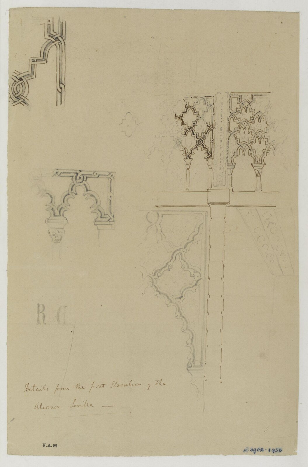 Drawing, James William Wild, 1840s