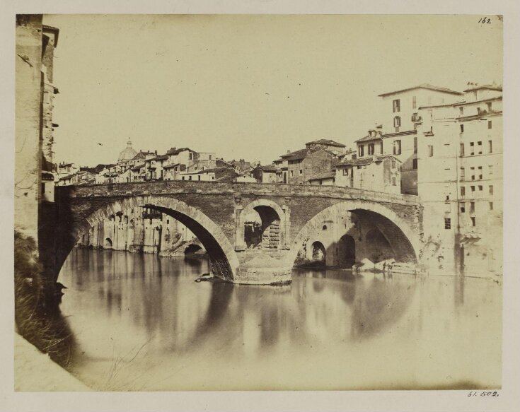 The Tiber - Bridge of Fabricus, B.C. 20 (Inscription), called also Ponte di Quattro Capi. top image
