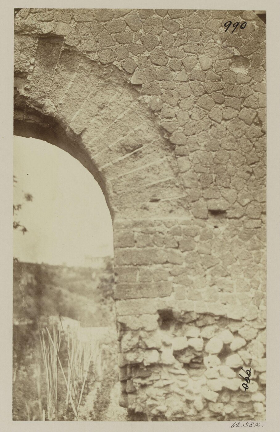 Parker, John Henry, Construction of Arch and Opus Incertum in the Emporium, B.C. 175.