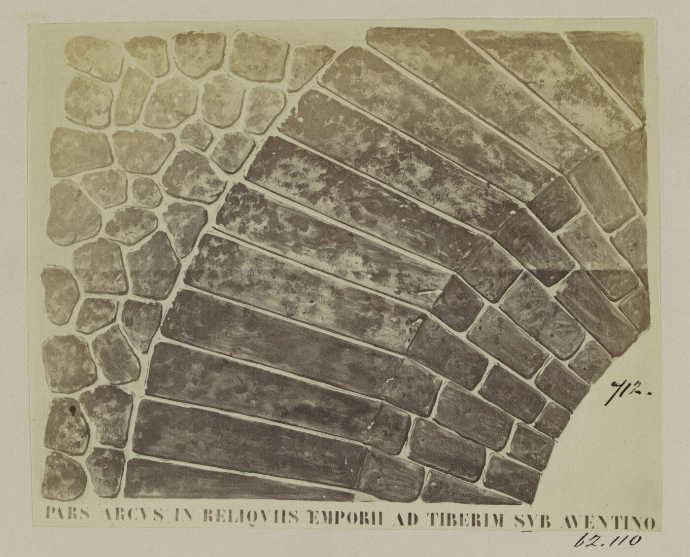 Parker, John Henry, Construction of Arch of Tufa in the Emporium, B.C. 175.