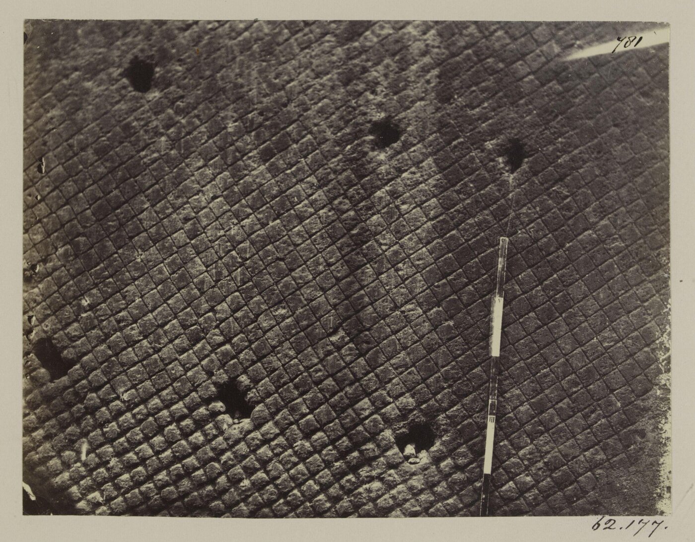 Parker, John Henry, Construction - Opus Reticulatum in the Muro Torto.