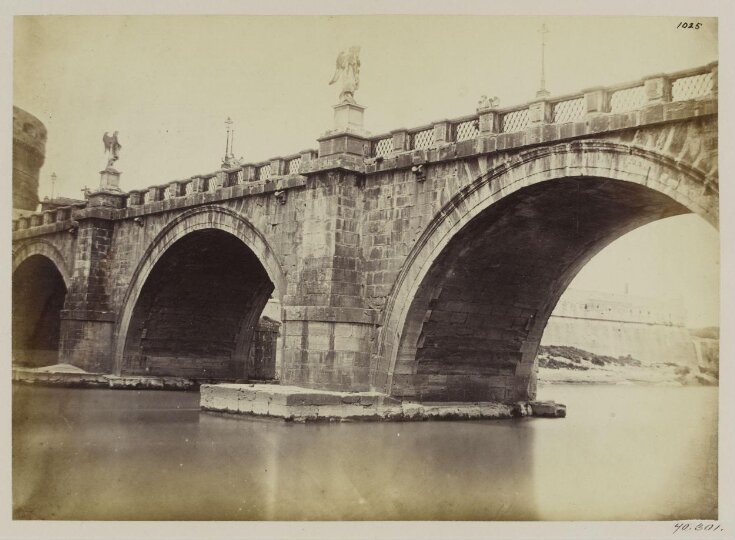 Bridge of S. Angelo, with Construction of the old Bridge of Aelius Hadrianus under it. top image