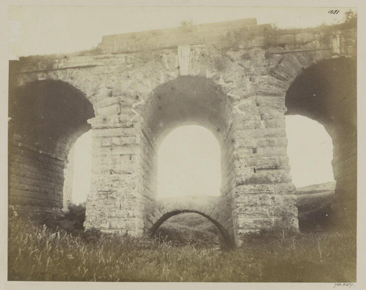 Bridges Ponte di Nono on the Road to Gabii, Central Arches, shewing