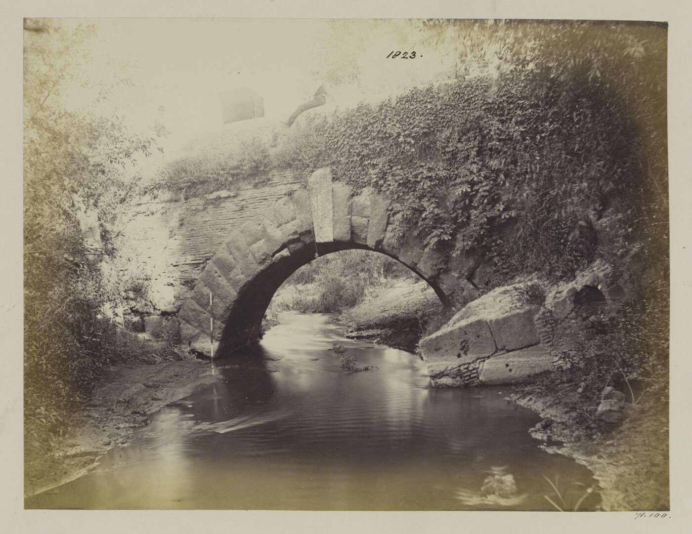 Parker, John Henry, Roman Bridge in the Via Ostiensis, two miles from Rome, near S. Paul's, over a branch of the River Almo.