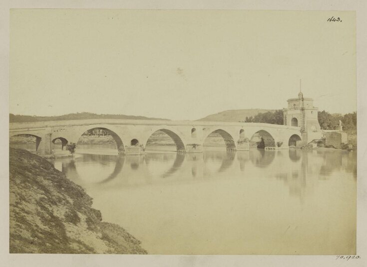 Bridges - View of the Ponte Molle, the ancient Pons Molvius, or Mulvius, at the third ancient mile on the Via Flaminia. top image