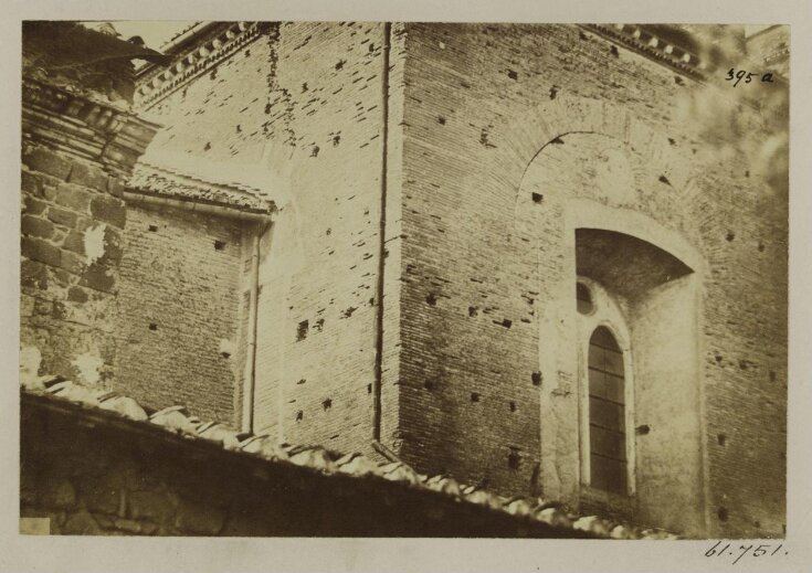 Construction - Details of Angle of Wall, Praetorium, c. A.D. 160, and of the Apse, c. A.D. 330, with Window, inserted c. A.D. 1450, in the Church of S. Croce in Gerusalemme. top image